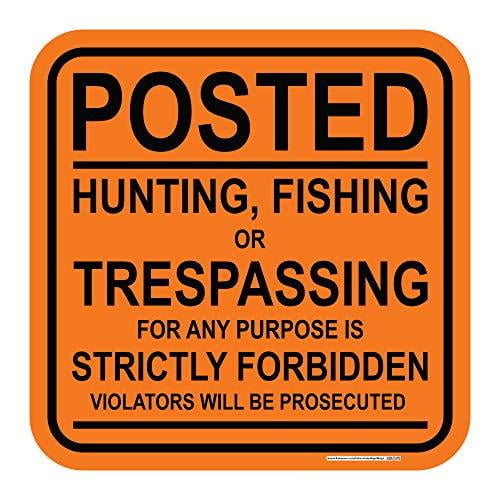 No Hunting Trespassing Signs