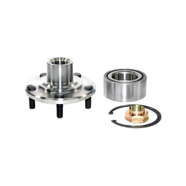 Front Wheel Hub and Bearing Repair Kit - with Retaining Ring and Axle Nut - 5 Stud - Compatible with 2008 - 2012 Honda Accord 2009 2010 2011