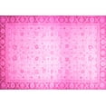 thumbnail image 1 of Ahgly Company Indoor Rectangle Abstract Pink Modern Area Rugs, 4' x 6', 1 of 4