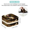 thumbnail image 5 of Thanksgiving Turkey Travel Portable Jewelry Organizer: Square Jewelry Box Storage Case and Display for Rings, Earrings, Necklaces, Bracelets, and More - Suitable for Girls and Women, 5 of 6
