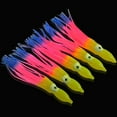 thumbnail image 4 of Fishing Squid Skirts Octopus Lures, 30pcs Glow Soft Plastic Fishing Bait Trolling Lure Saltwater for Bass Salmon Trout Multicolored 7cm 9cm 11cm, 4 of 5