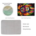thumbnail image 3 of Latch Hook Rug Kit Colorful Lion Face Pre-printed Handmade Carpet Crochet Yarn Craft DIY Hook and Latch Door Mat Tapestry for Home Floor Decoration 52x38cm-7, 3 of 8