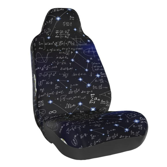Vsdgher Physical Formulas for Automotive Seat Covers for Cars Trucks SUVs, Universal Fit Anti-Slip Bucket Seat Protector for Cars,Vehicle Seat Protector for Front Seats