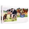 thumbnail image 2 of Wendy Edelson 'Farm Animals 2' Canvas Art, 2 of 4