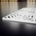 thumbnail image 5 of Ekena Millwork 7 3/8"W x 7 3/8"H x 3/8"T Extra Small Edinburg Decorative Fretwork Wall Panels in Architectural Grade PVC, 5 of 9