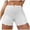White, variant on 3 Pack Womens Underwear Lace Edge Ice Silk Seamless Boyshorts Panties,White,L