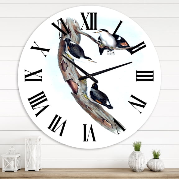 Designart 1 in Quartz Traditional Wall Clock