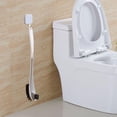 thumbnail image 4 of Baño Cepillo de inodoro, con mango largo antideslizante Secado rápido Cerdas suaves Limpiador de inodoro Cepillo de limpieza de inodoro Limpiador blanco Sunnimix Cepillo de baño para inodoro, 4 of 8