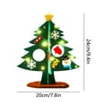thumbnail image 3 of Leodye 1 piece DIY Felts Toddler Christmas Tree Kids' Interactive Christmas Tree with Removable Tree Ornaments-9.5 x 7.9 in, 3 of 6