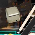 thumbnail image 6 of harayaa Pool Chalk Holder Small Practical Aluminum Alloy Snooker Chalk Box Container Gold, 6 of 9