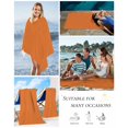thumbnail image 5 of Orange Beach Towels Oversized Super Absorbent, Pure Orange Lightweight Bath Towel Quick Dry Sets For Bathroom/Pool/Rv Camping/Beach Play/Gym Room/Picnic 31"x62", 5 of 8