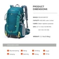 thumbnail image 2 of Mochila de Senderismo MOUNTAINTOP 25L/40L Ligera y Repelente al Agua, 2 of 8