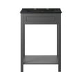 thumbnail image 4 of Sink Vanity Cabinet, Grey Gray Black, Wood, Hotel Bedroom Bathroom, Modern Contemporary HB34053, 4 of 9