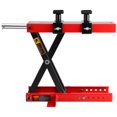 thumbnail image 4 of Motorcycle Jack, Motorcycle Lift, Motorcycle Lift Jack, Motorcycle Center Scissor Lift Jack Hoist Stand Bikes ATVs Scooter Crank Stand with Saddle and Safety Pins 1100 LB, 4 of 9