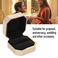 thumbnail image 2 of Caja de anillo de luz LED diseño de lujo con luces LED caja LED para collar con colgante de apariencia exquisita para boda y aniversario ANGGREK Otros, 2 of 7