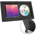 thumbnail image 1 of CD Music Display Case Frame, 14.2x7.7 Inches Display Disc and CD Box, Real Glass with EVA Foaming and Black Mat, Wall Haning and Tabletop Standing Solid Wood, 1 of 7
