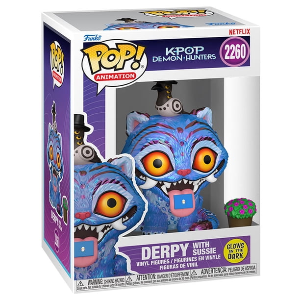 Figura Coleccionable Funko Pop Animation KPop Demon Hunters Derpy con Sussie Glow 1 Pieza