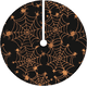 thumbnail image 3 of Falda de árbol personalizada con cualquier logotipo de diseño con red de araña, estera de árbol púrpura de Navidad para decoraciones para fiestas navideñas, 3 of 4