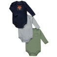 thumbnail image 2 of Hudson Baby Infant Boy Cotton Long-Sleeve Bodysuits 3pk, Fox, 0-3 Months, 2 of 2