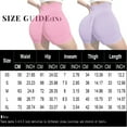 thumbnail image 3 of Womens High Waisted Butt Lifting Athletic Shorts Seamless Ruched Back Smoothing Exercise Short Legging for Women, 3 of 4