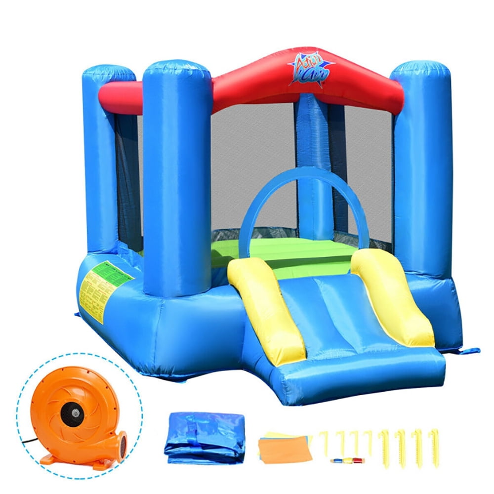 Aimee Lii Kids Inflatable Jumping Castle Air Blower Outdoor Bouncer, Kids Bounce House