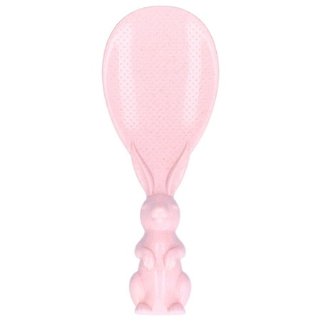 

Cute Bunny Non Stick Rice Spoon Three‑dimensional Standable Rabbit Rice Scoop for Rice CookerPink