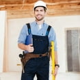 thumbnail image 2 of Leather Gardening Belt, Leather Tool Belt Holster with Detachable Pouch, Garden Tool Apron with Multiple Pockets, Adjustable Waist Belt (46.5 inches), PU Leather Tool Organizer, 2 of 5