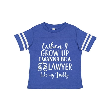 

Inktastic Future Lawyer Like Daddy Gift Toddler Boy or Toddler Girl T-Shirt