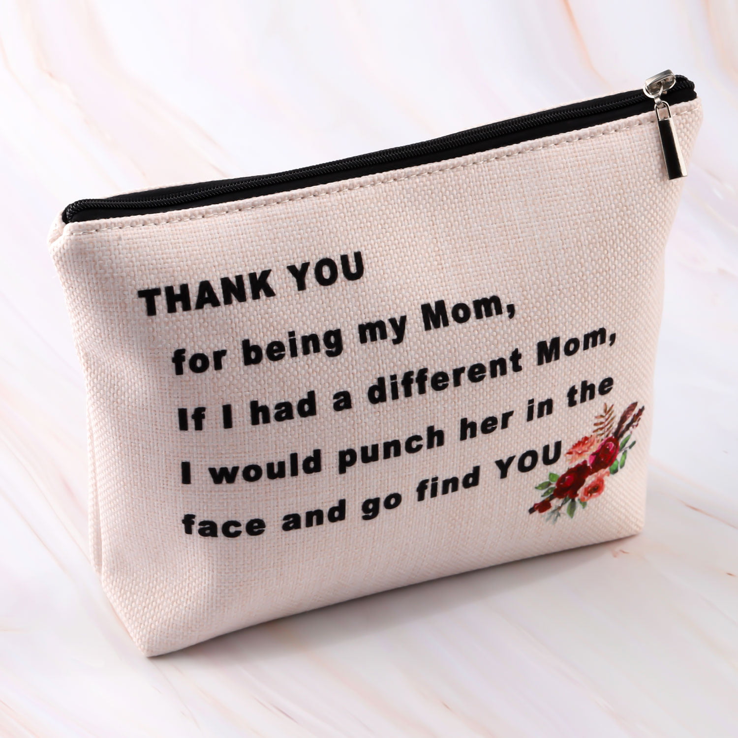 Funny Gifts for Women, Gifts for Female, Mom, Wife, Sisters, Coworker -  Friendship Gifts, Fun Makeup Bag Sarcastic Gifts for Her, Best Friend  Makeup Bag - My Face Definitely Will price in