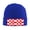 Blue, variant on Croatian-Flag Pattern Beanie Hat Men Women Warm Printed Cap Knit Beanies Hats Outdoor Winter Blue