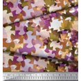 thumbnail image 2 of Soimoi Polyester Crepe Fabric Two Tone Camouflage Printed Fabric 1 Yard 52 Inch Wide, 2 of 3