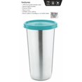 thumbnail image 3 of Vaso/Recipiente para alimentos mini de acero inoxidable Signora Ware con tapa | Vasos de vidrio herméticos a prueba de fugas para oficina, gimnasio, yoga, senderismo, trekking, viajes, hogar y cocina, 3 of 3