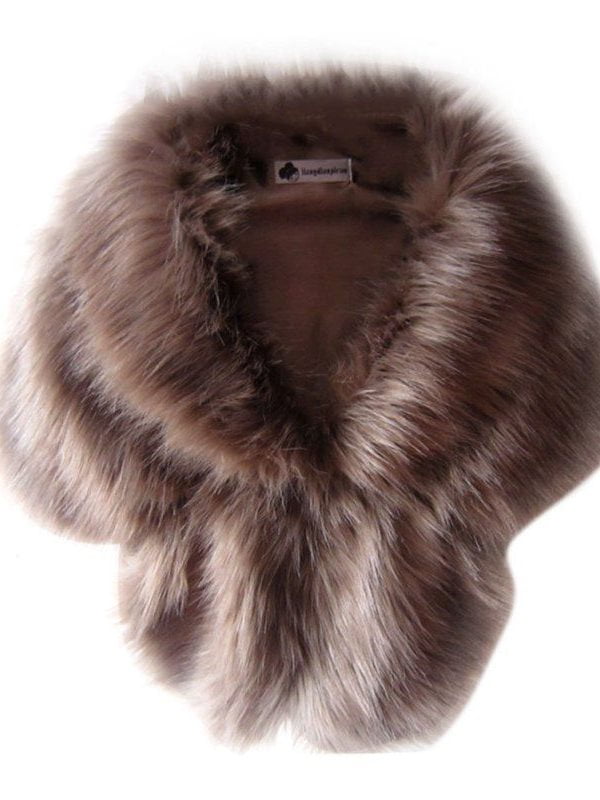 faux fur shawl walmart