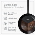 thumbnail image 7 of Pre-Seasoned Carbon Steel 8" Frying Pan Skillet for Induction, Stove, Grill, Oven & Campfire, 7 of 7