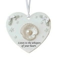thumbnail image 1 of Heart-Shaped Sea Glass Friendship Decor Friendship Heart Keepsake Friendship Heart Ornament For Christmas Tree Hanging Ornaments, 1 of 1