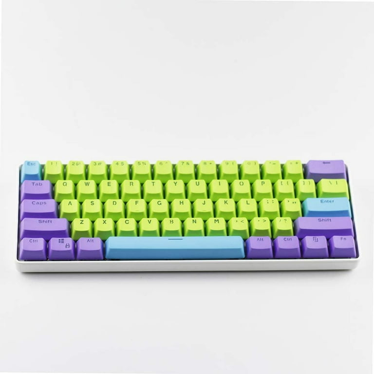 61 Pbt Keycaps 60 Percent Ducky One 2 Mini Keycaps Oem Profile Rgb Keycap Set With Key Puller For Cherry Mx Switches Gk61 Rk61 Anne Pro 2 Poker Mechanical Gaming Keyboard Only Keycaps Walmart Com
