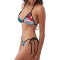 thumbnail image 2 of Balery Aurora Borealis Village Pijama Estampado Bikini de Dos Piezas para Mujer - Conjunto de Bikini Ajustable Sexy y Cómodo para Playa, 2 of 6