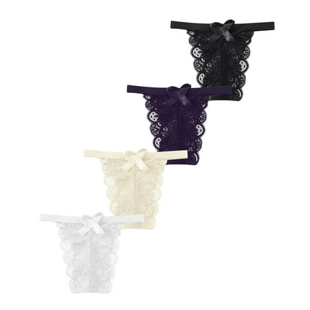 Women s Sexy Lace Panties  Women s Vintage High Waist Shaping Boxer Briefs Fashion Briefs  4 Pack