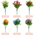 thumbnail image 6 of Artificial Flowers for Outdoors, 12 Bundles Fake Flowers Bulk UV Resistant Daisy Flowers Plastic Greenery Shrub Plant Window Box Flowers for Wedding Garden Home Porch Summer Decor White, 6 of 9