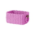 thumbnail image 2 of Woven Storage Basket, Small Storage Basket for Organizing Bathroom Kitchen Shelves Drawer, Cute Handled Wicker Bins for Decorative Square Basket Organizer, 2 of 6