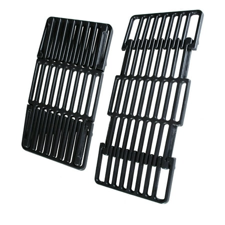 Charmglow Grill Replacement Parts Set of two cast iron replacement cooking grids for Char-broil, Brinkmann, Charmglow, Kenmore and other gas grill modesl ()