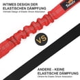 thumbnail image 4 of Cinturón de seguridad para perros con amortiguador elástico y mosquetón resistente, ajustable, máximo nivel de seguridad para todas las razas de perros y gatos, rojo, 2 unidades., 4 of 5