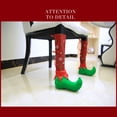thumbnail image 4 of Billuyoard Cubiertas para pies de de decoración navideña, cubiertas para pies de mesa, tela sin ruido, suministros para vacaciones, accesorios Kits de decoración para fiestas Billuyoard HA070444-00, 4 of 6