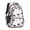 Mushroom and Sprig-1, variant on Mushroom and Psychedelic Black Backpack for School, Cute School Bag with Adjustable Shoulder Straps and Padded Back, 16.9"x12.6"x5.9"