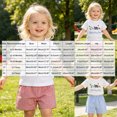 thumbnail image 4 of kaprioy Toddler Boy Clothes Toddler Kid Boy Casual Clothes 6 12 18 24 Months 2T 3T 4T 2Pcs Outfits Short Sleeve Letter birthday boy Embroidery T-Shirt and Gingham Plaid Elastic Shorts, 4 of 6