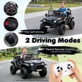 thumbnail image 2 of Gymax 24V Ride On Car for Kids Battery Powered Electric Vehicle w/ Parent Remote Control Black, 2 of 8