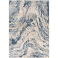 thumbnail image 2 of Amore Blue  Modern Rectangle Area Rug, 2 of 3