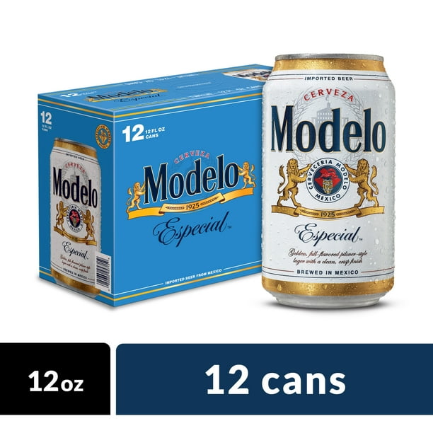 Modelo Especial Mexican Lager Beer, 12 pk 12 fl oz Cans, 4.4% ABV