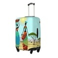 thumbnail image 2 of Xecao African Women in Mountain Landscape (2) print Elastic Luggage Cover, with double-sided print , is perfect for travel, business, and daily use, 2 of 9