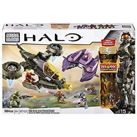 Halo UNSC Hornet Vs. Covenant Vampire Set Mega Bloks 97123
